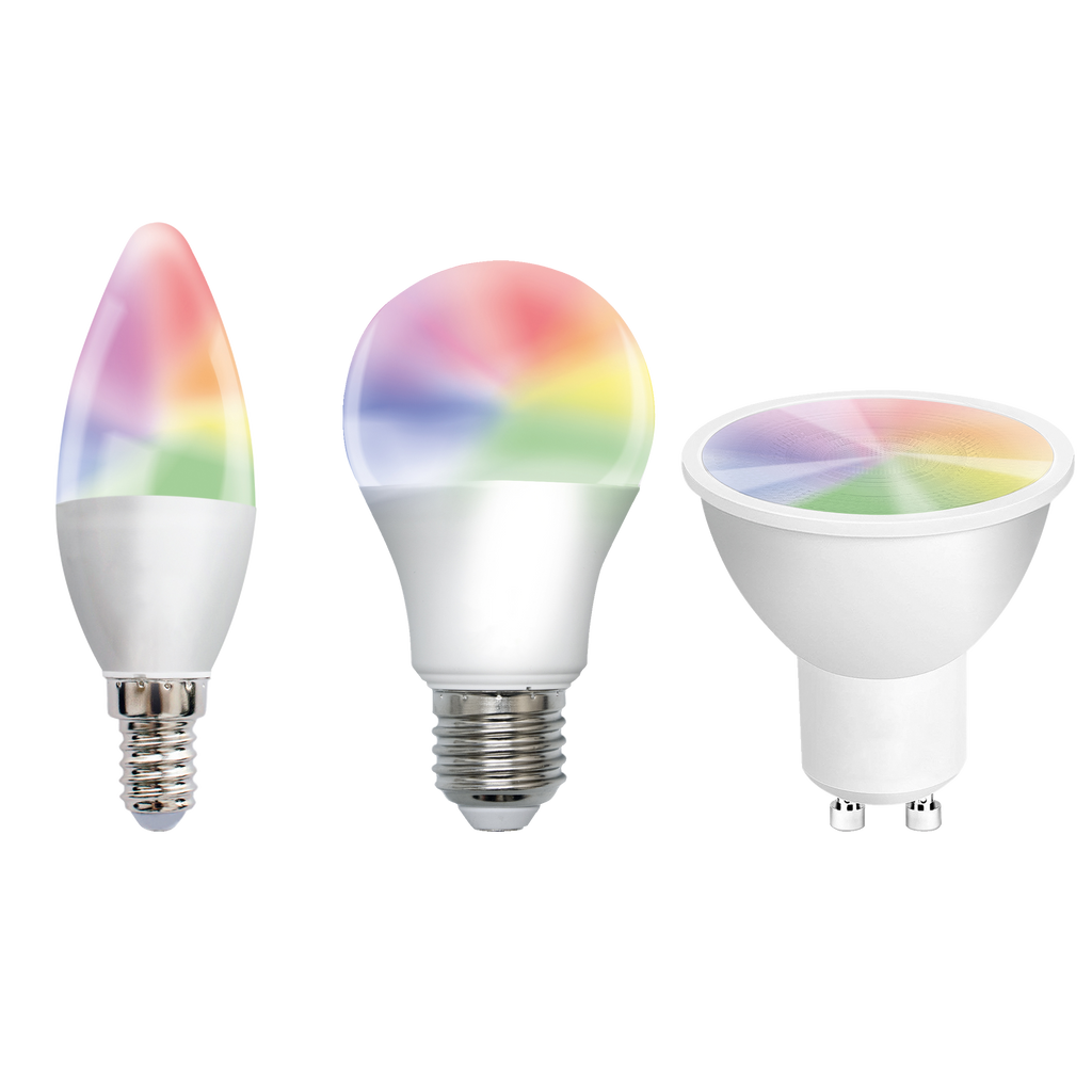 White and coloured smart light bulbs Easy Bulbs