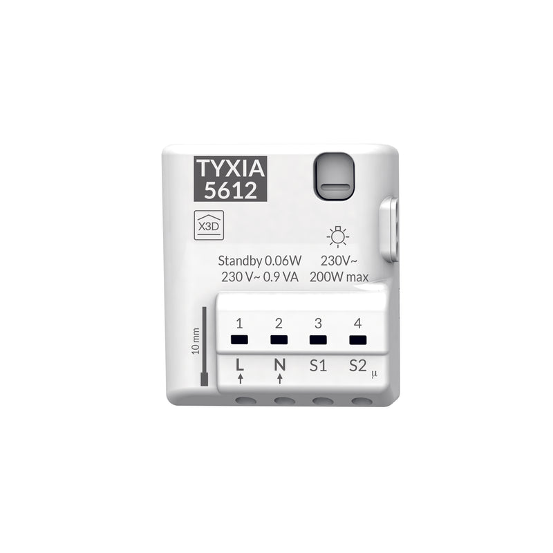 Smart on/off 2 channel lighting receiver - Tyxia 5612