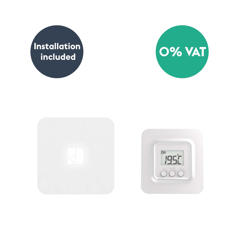 Wired Smart Thermostat - combi gas boiler (installation included)